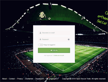 Tablet Screenshot of opensoccertrials.com
